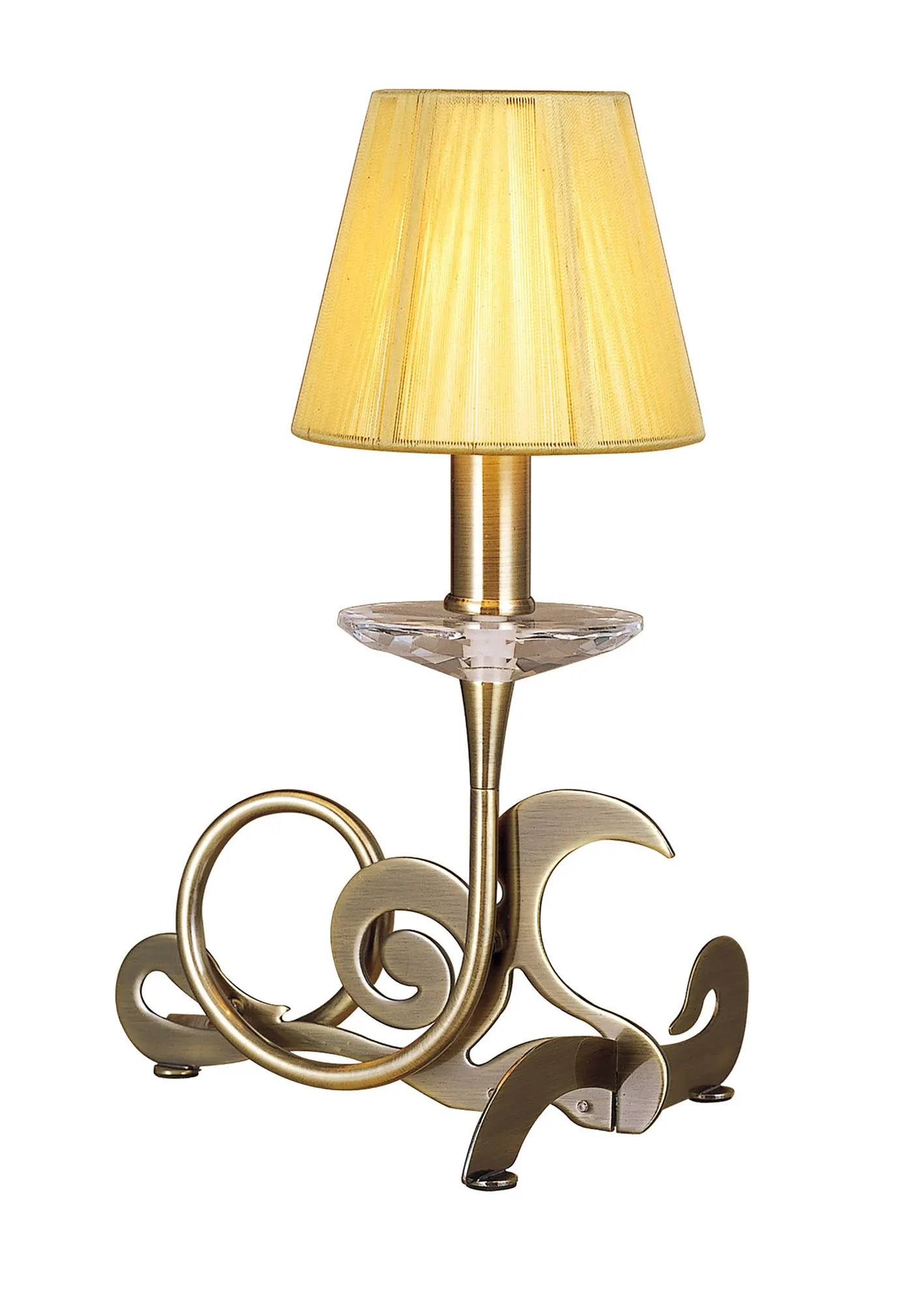Acanto Antique Brass Table Lamps Mantra Shaded Table Lamps